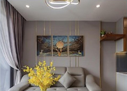  Căn hộ Vinhomes Grand Park không có nội thất diện tích 69.5m².