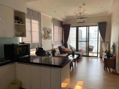 phòng khách căn hộ Docklands Căn hộ Căn Hộ Docklands Sài Gòn thiết kế hiện đại, đầy đủ nội thất.
