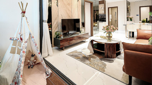  Căn hộ Opal Skyline hướng ban công tây nam không có nội thất diện tích 68.37m²