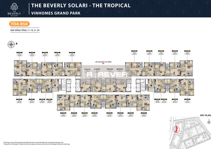Căn hộ The Beverly Solari tầng cao mát mẻ, không có nội thất.