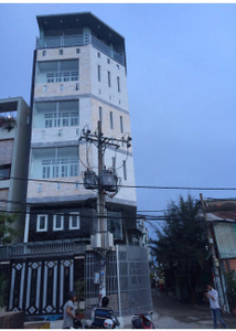 Nhà phố Quận Tân Bình Nhà phố thiết kế 1 trệt, 5 lầu cửa hướng Tây Nam, bàn giao không nội thất.