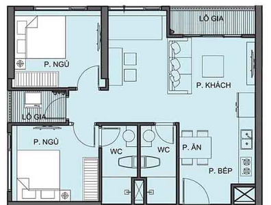 Căn hộ Vinhomes Grand Park, Quận 9 Căn hộ Vinhomes Grand Park có 2 phòng ngủ, nội thất cơ bản.