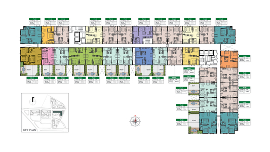  Căn hộ Picity High Park hướng ban công nam không có nội thất diện tích 57.4m²