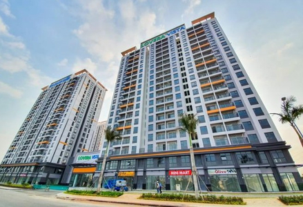 Căn hộ Lovera Vista Bình Chánh Căn hộ Lovera Vista tầng 14 nội thất cơ bản, ban công Đông Nam