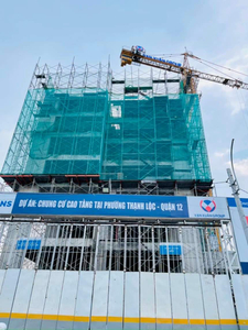 Happy One Thạnh Lộc Căn hộ Happy One Thạnh Lộc hướng ban công nam không có nội thất diện tích 66.5m²