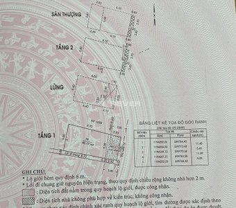  Nhà phố Đường Phạm Văn Hai 2 tầng diện tích 60.2m² hướng đông pháp lý sổ hồng.