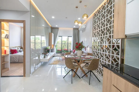  Căn hộ Picity High Park hướng ban công tây bắc nội thất cơ bản diện tích 65.96m².