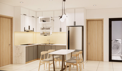  Căn hộ Vinhomes Grand Park hướng ban công tây bắc không có nội thất diện tích 66.5m²