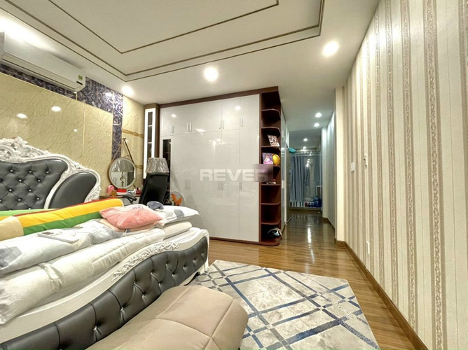 Nhà phố Huyện Nhà Bè Nhà phố thiết kế 1 trệt, 2 lầu diện tích 50m2 nở hậu rất đẹp.