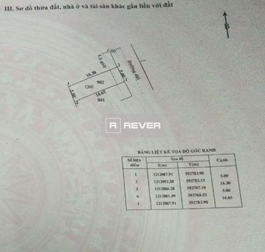  Đất nền diện tích đất 82.1m2 rộng thoáng, khu dân cư hiện hữu.