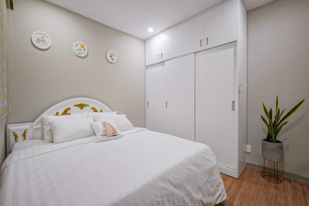 Căn hộ The Gold View, Quận 4 Căn hộ The Gold View tầng 25 thiết kế 2 phòng ngủ, đầy đủ nội thất.