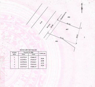  Đất nền Đường Cây Trôm diện tích 1,327.3m² pháp lý sổ hồng.
