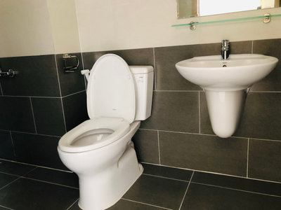 Phòng tắm - Căn hộ Fresca Riverside, Thủ Đức Căn hộ Fresca Riverside hướng ban công tây bắc nội thất cơ bản diện tích 60m²