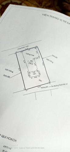 Đất nền Quận 2 Đất nền có 2 mặt tiền hẻm xe hơi đường Thạnh Mỹ Lợi, diện tích 100m2 vuông vắn.