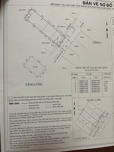 Nhà phố Quận Gò Vấp Nhà hẻm xe hơi cụt, rất an ninh diện tích nhà 62m2 không có nội thất.