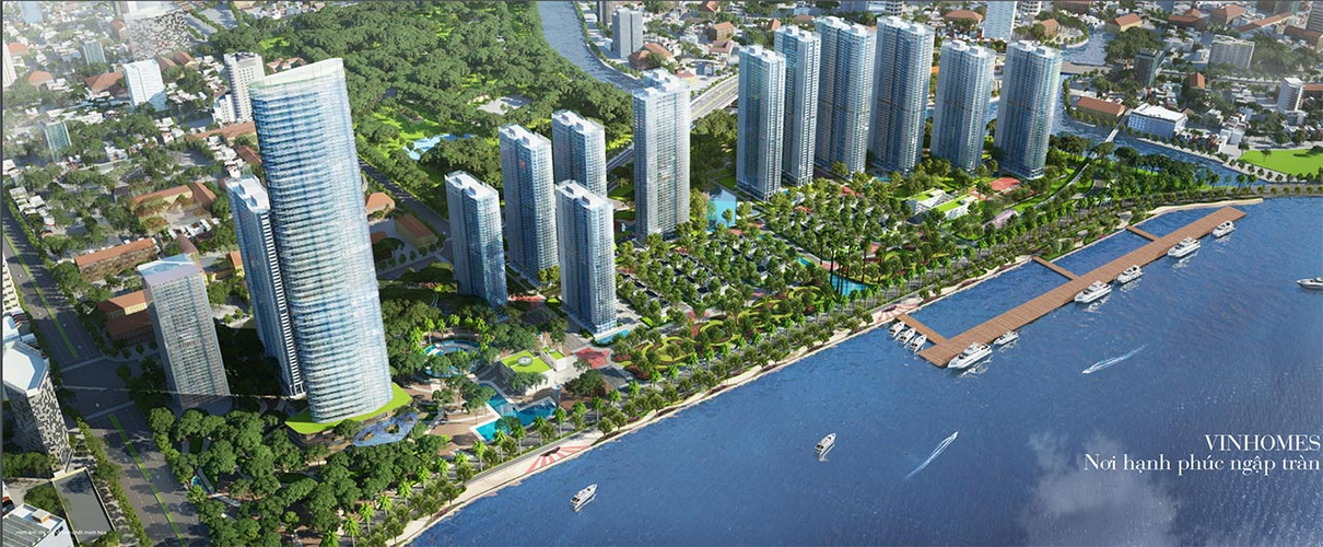 Officetel Vinhomes Golden River, Quận 1 Office-tel Vinhomes Golden River hướng ban công đông bắc đầy đủ nội thất diện tích 77m²