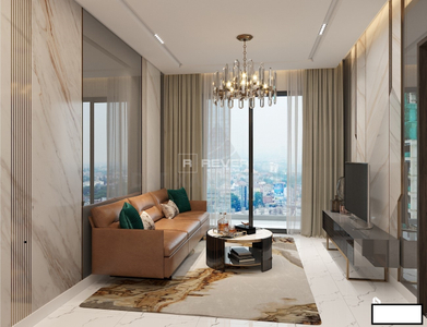 Căn hộ Opal Skyline nội thất cơ bản diện tích 40.1m².
