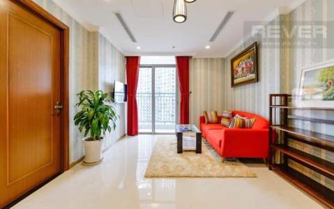 Căn hộ Vinhomes Central Park hướng ban công tây nam đầy đủ nội thất diện tích 54m².