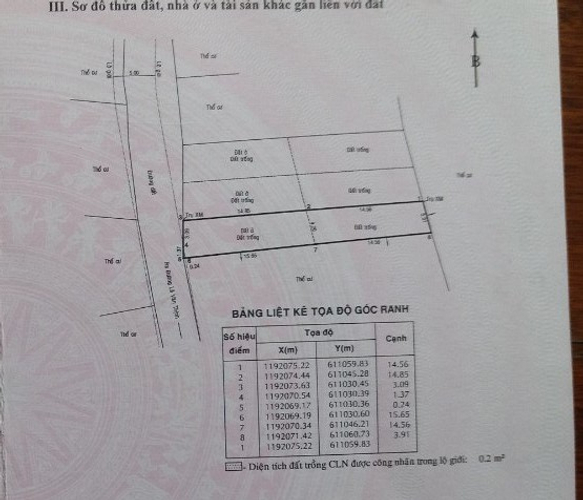 Đất nền Quận 2 Đất nền diện tích 124.3m2 hướng Đông Nam mát mẻ.