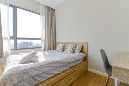 Căn hộ Masteri An Phú, Quận 2 Căn hộ Masteri An Phú tầng cao view đón gió mát, đầy đủ nội thất.