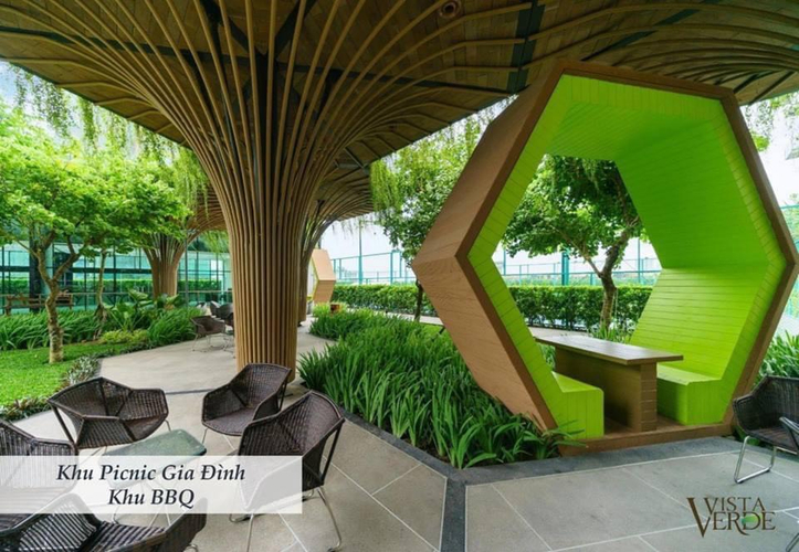  Căn hộ Vista Verde đầy đủ nội thất diện tích 46m².