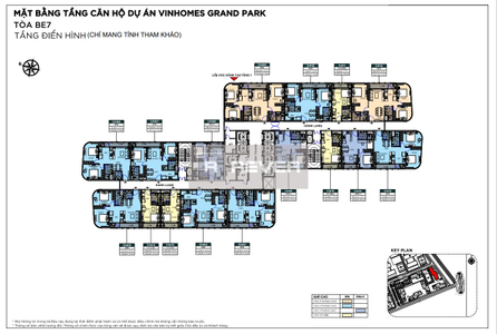  Căn hộ The Beverly tầng cao mát mẻ, bàn giao không có nội thất.