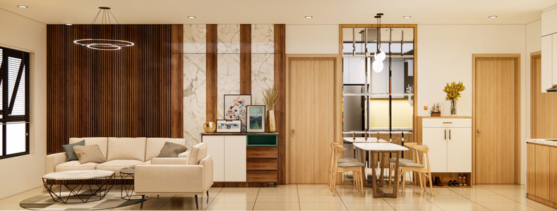  Căn hộ Vinhomes Grand Park hướng ban công tây bắc không có nội thất diện tích 66.5m²