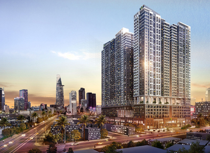 Căn hộ Soho Residence, Quận 1 Căn hộ Soho Residence tầng 6 thiết kế kỹ lưỡng, nội thất cơ bản.