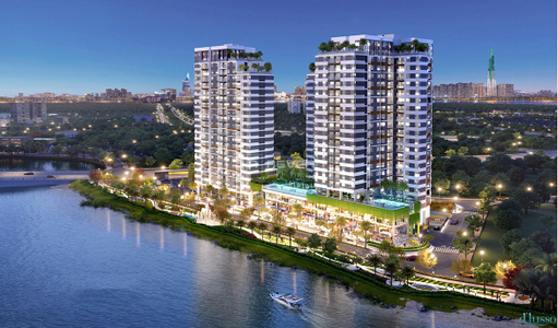  Pent-house D'Lusso hướng Đông Nam, diện tích 104m²