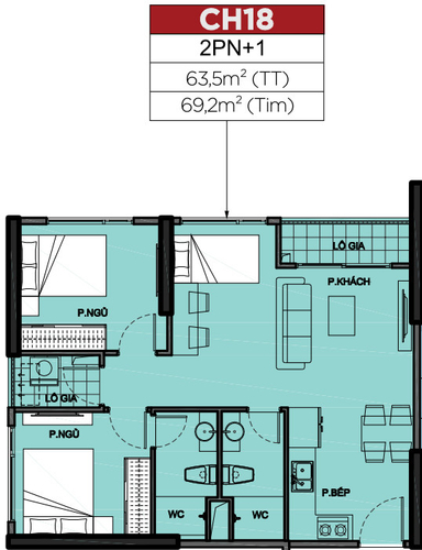 Căn hộ Vinhomes Grand Park 2PN1WC 59m2 có sổ hồng. Gọi ngay 0768892255