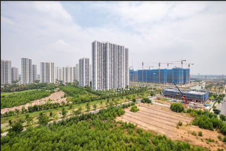 Căn hộ Vinhomes Grand Park, Quận 9 Căn hộ Vinhomes Grand Park tầng 13 thiết kế 3 phòng ngủ rộng thoáng.