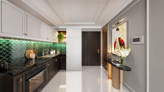  Căn hộ Picity High Park hướng ban công bắc không có nội thất diện tích 57.64m²