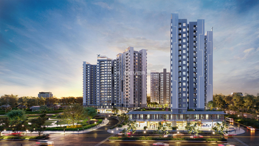  Căn hộ Westgate hướng ban công nam nội thất cơ bản diện tích 85.42m².