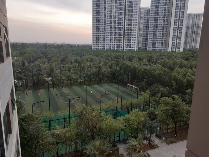  Căn hộ Studio Vinhomes Grand Park hướng ban công tây nam nội thất cơ bản diện tích 31m²