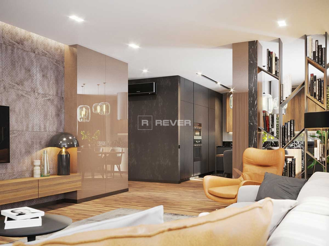  Căn hộ Urban Green hướng ban công tây bắc không có nội thất diện tích 79.09m².