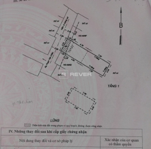  Nhà phố Đường Nguyễn Văn Khối 1 tầng diện tích 52.2m² hướng tây pháp lý sổ hồng.