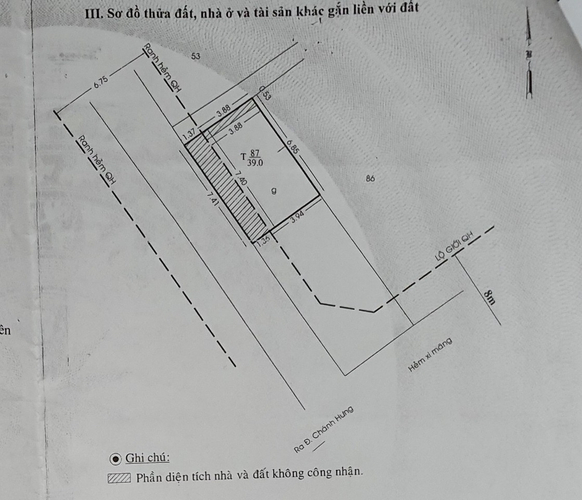 Nhà phố Quận 8 Nhà phố đường Phạm Hùng, diện tích nhà 26.78m2.