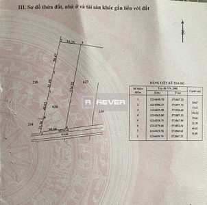  Đất nền diện tích đất 4939.7m2 rộng thoáng, khu dân cư hiện hữu.