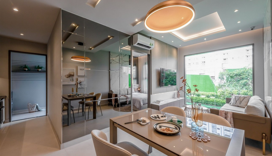  Căn hộ Westgate hướng ban công bắc không có nội thất diện tích 59m²
