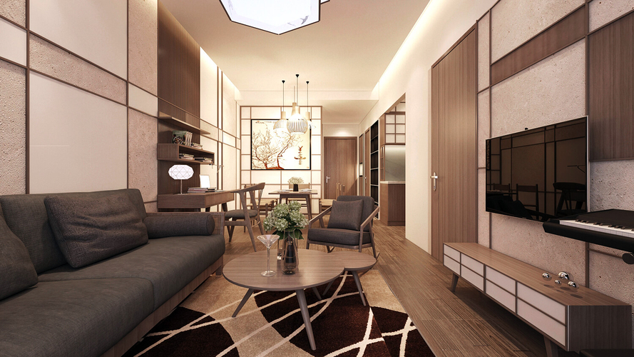 Căn hộ Akari City, Quận Bình Tân Căn hộ Akari City tầng 4 diện tích 75.13m2, bàn giao không nội thất.