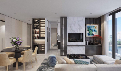  Căn hộ Vinhomes Golden River đầy đủ nội thất diện tích 100m².