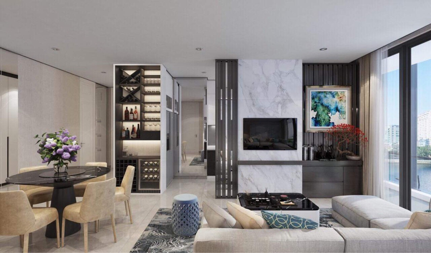  Căn hộ Vinhomes Golden River đầy đủ nội thất diện tích 100m².