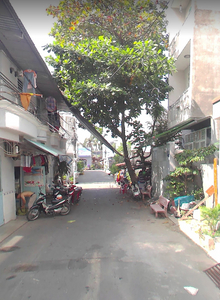 Nhà phố Quận Bình Tân Nhà cấp 4 diện tích đất 64m2, mặt tiền đường rộng 12m thông thoáng.