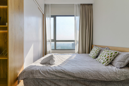 Căn hộ Masteri An Phú, Quận 2 Căn hộ Masteri An Phú tầng cao view đón gió mát, đầy đủ nội thất.