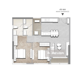 Căn hộ Masteri Centre Point, Quận 9 Căn hộ Masteri Centre Point tầng cao thoáng mát, nội thất cơ bản.