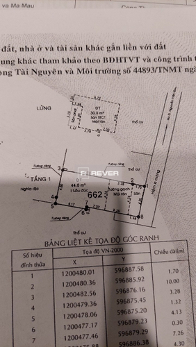  Nhà phố thiết kế 1 trệt, 1 lửng diện tích đất 50.8m2, cửa hướng Đông Nam.