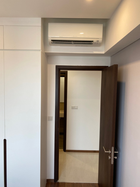 Căn hộ One Verandah hướng ban công tây bắc đầy đủ nội thất diện tích 81.03m²