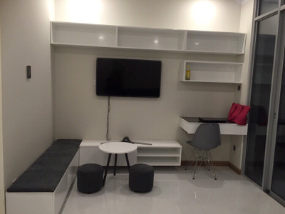 Studio Vinhomes Central Park, Quận Bình Thạnh Studio Vinhomes Central Park tầng 7 diện tích 36m2, đầy đủ nội thất.
