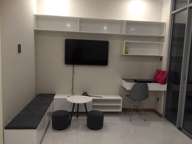 Studio Vinhomes Central Park, Quận Bình Thạnh Studio Vinhomes Central Park tầng 7 diện tích 36m2, đầy đủ nội thất.