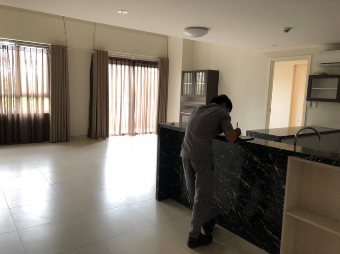 Duplex Masteri Thảo Điền, Quận 2 Duplex Masteri Thảo Điền có 3 phòng ngủ, nội thất cơ bản.